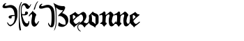 XiBeronne font