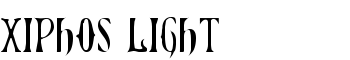 Xiphos Light font