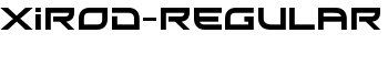 Xirod-Regular font