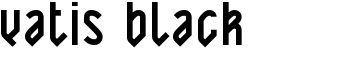 download Yatis black font