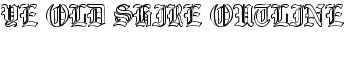 Ye Old Shire Outline font