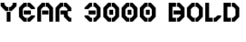 download Year 3000 Bold font