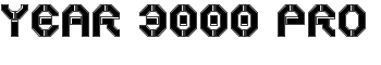 Year 3000 Pro font