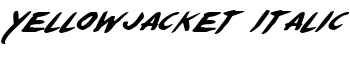 Yellowjacket Italic font