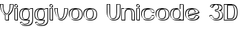 download Yiggivoo Unicode 3D font