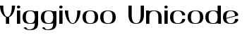 Yiggivoo Unicode font