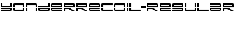 YonderRecoil-Regular font