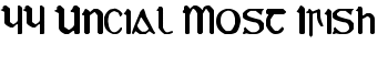 YY Uncial Most Irish font