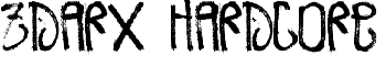 download Zdarx Hardcore font