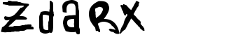 download Zdarx font