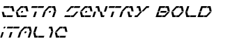 download Zeta Sentry Bold Italic font