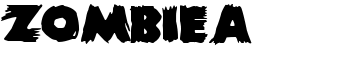 ZombieA font