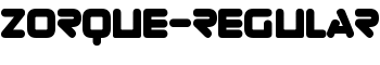 Zorque-Regular font