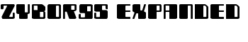 download Zyborgs Expanded font