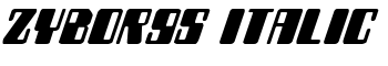 Zyborgs Italic font