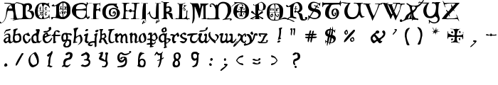 12th century caps font