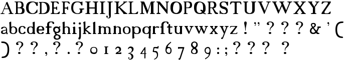 18thCentury font