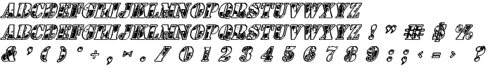 1st Cav Italic font