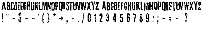 3rd Man font