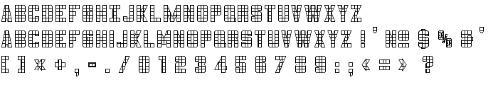 3x5  Outline font