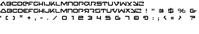 4114 Blaster font