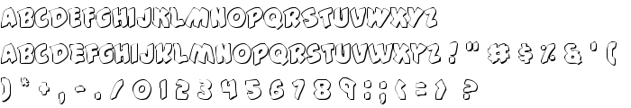 #44 Font Shadow font