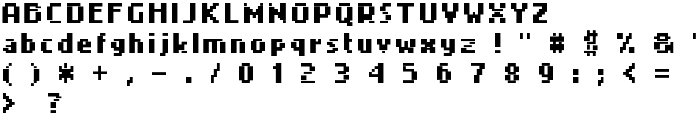 4Mini font