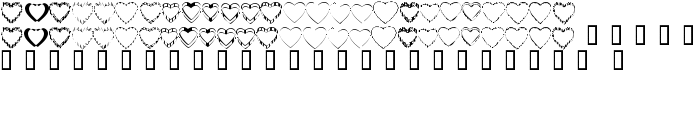 4YEOhearts font