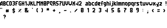 7ABL3 font