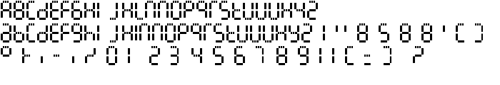 7LineDigital font