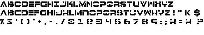 7th Service Semi-Condensed font