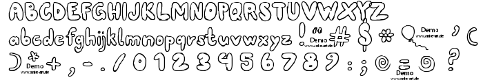 80er Teenie Demo font