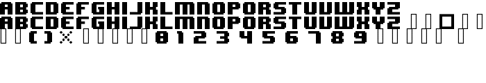 8BIT WONDER Nominal font