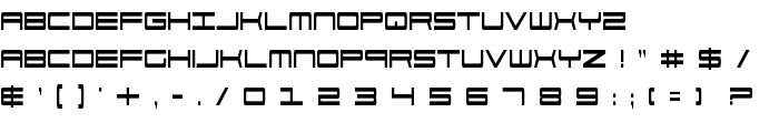 911 Porscha Condensed font