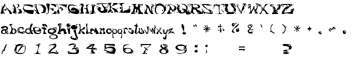 AajaxSurrealFreak font