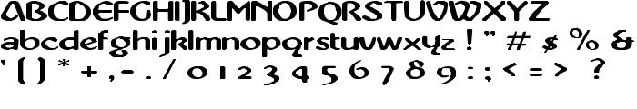 Abbey Medium Extended font