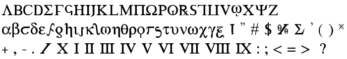 Achilles font