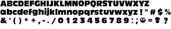 Ackbar font