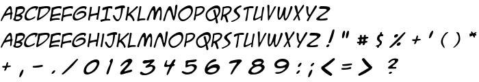 A.C.M.E. Secret Agent Italic font