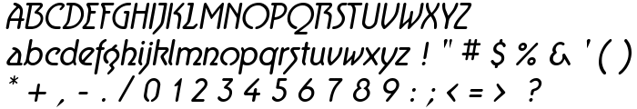 Aerolite Italic font