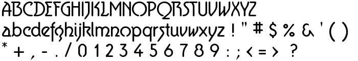 Aerolite font