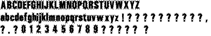 Aftermath BRK font