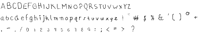 AI kelso HW  is handwriting font