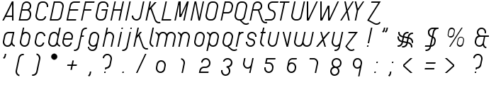 AI kelso LI font