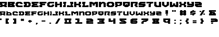 Airacobra Expanded font