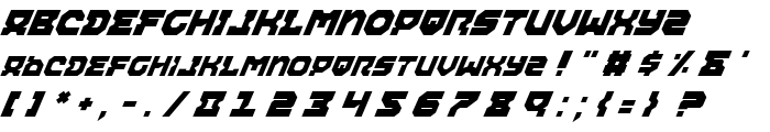 Airacobra Italic font