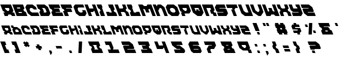 Airacobra Leftalic font