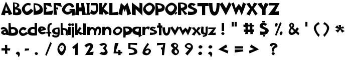 Aklatanic TSO font