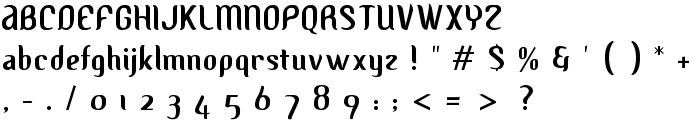 Albino font