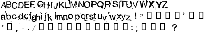 Alexandras Stempelkasten font